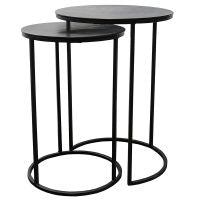 Punto nest of table Black