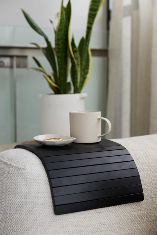 Armchair Side Rest - Black