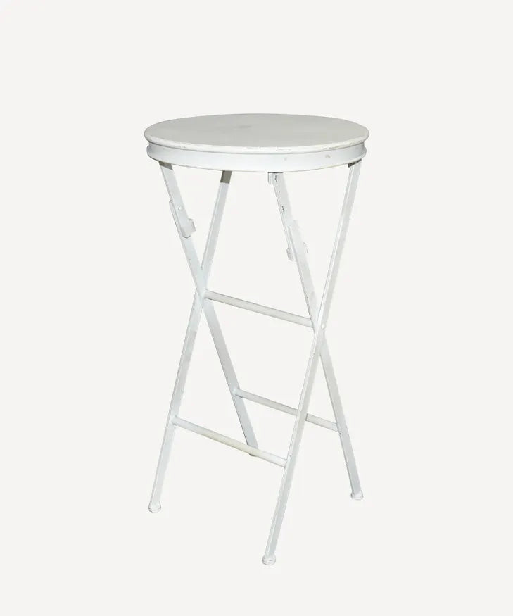 Folding Side Table Tall