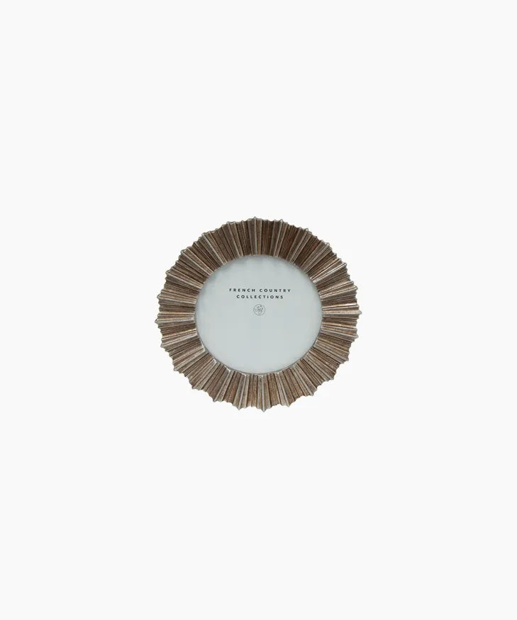 Round Star Burst Photo Frame 4x4
