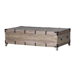 RECLAIMED OAK TRUNK COFFEE TABLE