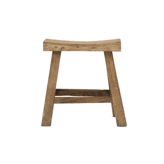 Parq Curved Stool - Natural Parq