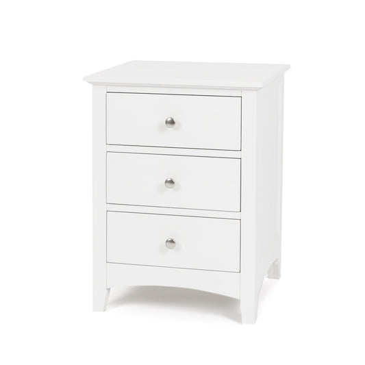 Kathryn Three Drawer Bedside