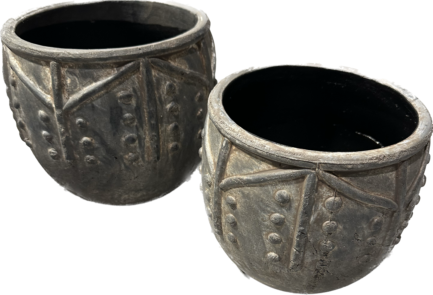 Aztec Textured Pot