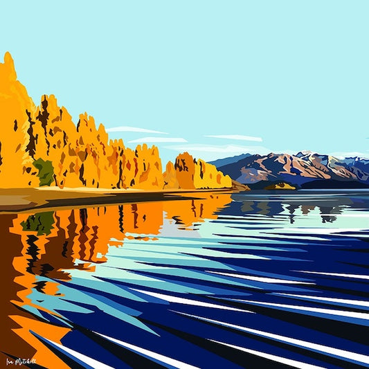 Ira Mitchell - Canvas art - Wanaka Gold