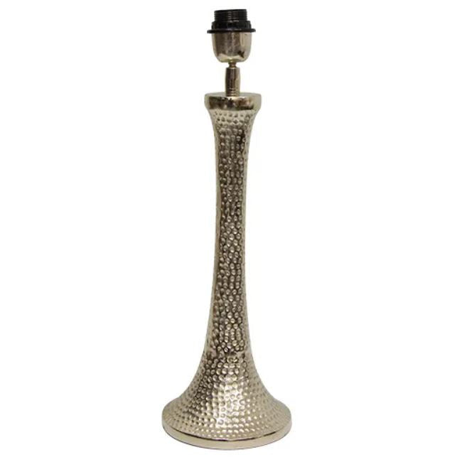 Fluted hammered lamp & shade