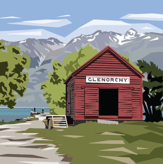 Ira Mitchell - Canvas Art - Glenorchy Shed