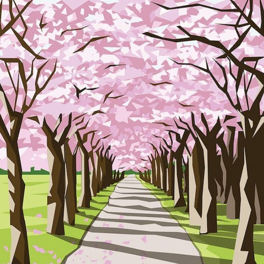 Ira Mitchell - Canvas Art - Hagley Blossom