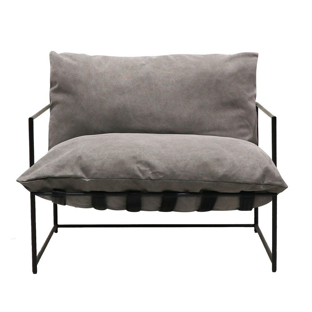 LAURO CLUB CHAIR LARGE - CHARCOAL