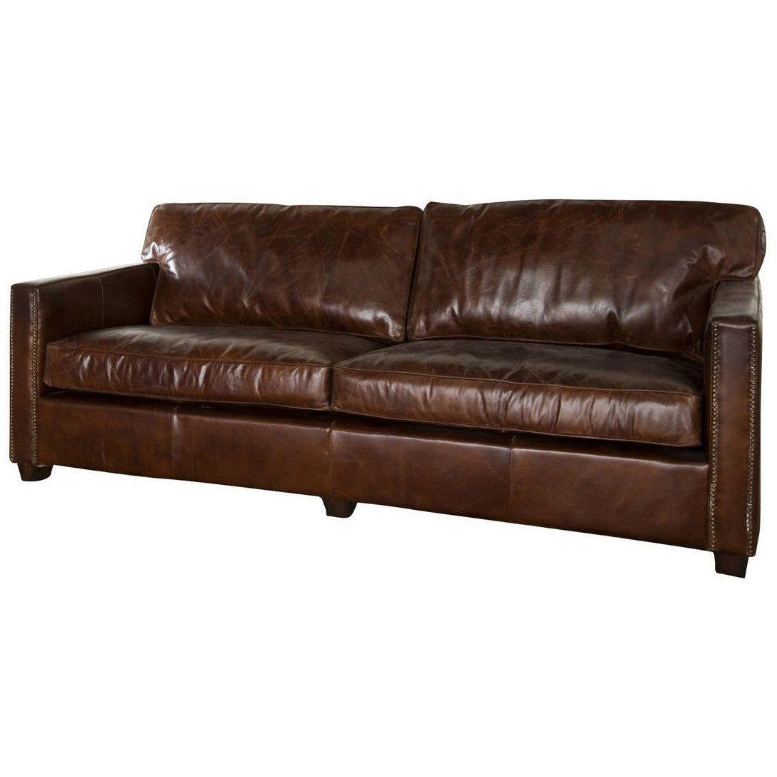 Madison 3 Seater Leather Sofa